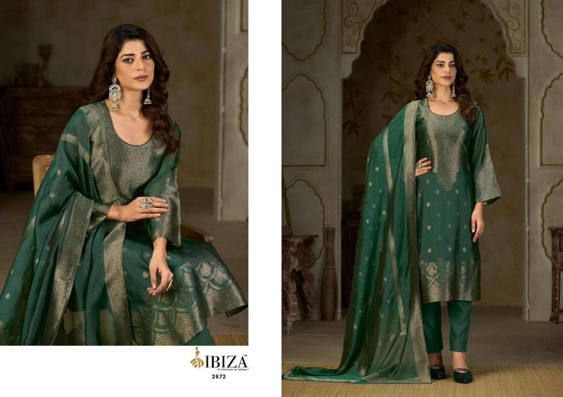 Ibiza jashnaa gotta work dress material wholesale